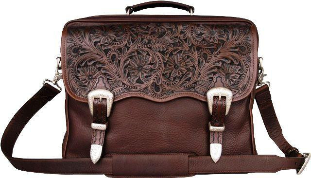 Stagecoach Multi-Compartment Laptop Briefcase – American West Handbags