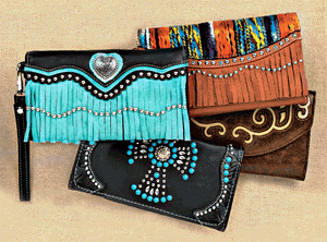 Women's online western wallets
