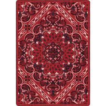 Load image into Gallery viewer, &quot;Kerchief Red&quot; Western Area Rugs - Choose from 6 Sizes!