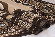 Load image into Gallery viewer, Texas Star Chocolate Rug Collection - 6 Sizes to Choose From!