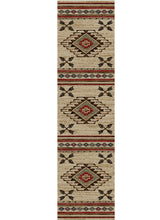 Load image into Gallery viewer, &quot;Arrowhead Antique&quot; Western Area Rug (4 Sizes Available)