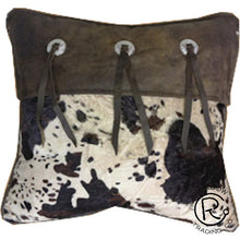 Load image into Gallery viewer, &quot;El Dorado&quot; Western Cowhide Print Accent Pillow