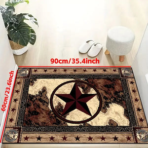 Rustic Star Doormat - 23" x 35"