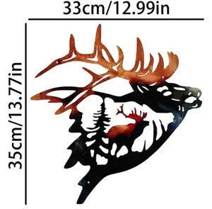 Elk Laser Cut Wall Art