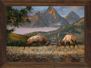 "Boys of Fall" Western Framed Canvas Print