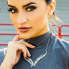 Load image into Gallery viewer, Breaking Trail Feather Necklace