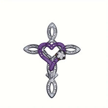 Load image into Gallery viewer, Horseshoe Cross with Heart Wall Decor - Choose From 3 Colors!