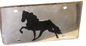 "Tennessee Walking Horse Light" Mirrored License Plate
