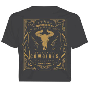 "Skull Pistol" Western Cowgirls Unlimited T-Shirt