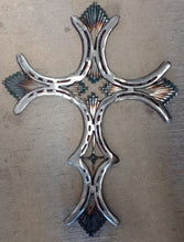 Load image into Gallery viewer, Genuine Horseshoes & Nails Wall Cross