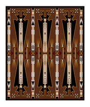 Load image into Gallery viewer, "Horse Thieves - Brown" Area Rugs - Choose from 7 Sizes!