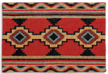 Load image into Gallery viewer, "Azteca" Western Jacquard Placemat - 13" x 9"