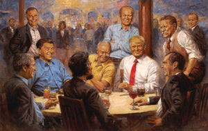"The Republican Club"  550 Pc  Jigsaw Puzzle