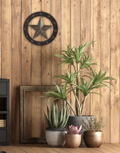 Load image into Gallery viewer, &quot;Barn Star&quot; Rustic Metal Wall Art - 15&quot; Round