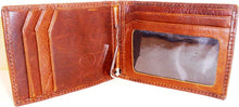 Load image into Gallery viewer, (3DB-W831) Western Brown Leather Money Clip with Bottle Opener
