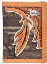 Load image into Gallery viewer, (3DB-WJB121) Camo Western Bi-Fold Wallet by Justin