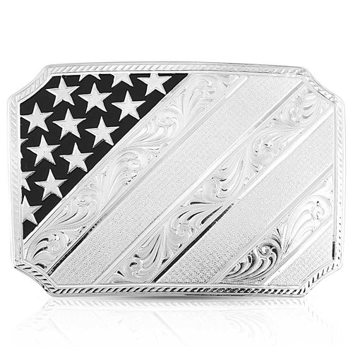American Silver Buckle - Made in the USA