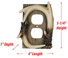 Load image into Gallery viewer, Antler Outlet Plate Cover