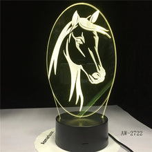 Load image into Gallery viewer, Horse Night Light with 6 Changing Colors