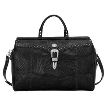 Load image into Gallery viewer, "Retro Romance" Western Leather Duffel Bag - Choose From 3 Colors!