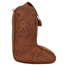 Load image into Gallery viewer, "Retro Romance" Western Leather Boot Bag - Choose From 2 Colors!