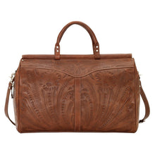 Load image into Gallery viewer, "Retro Romance" Western Leather Duffel Bag - Choose From 3 Colors!