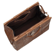 Load image into Gallery viewer, "Retro Romance" Western Leather Duffel Bag - Choose From 3 Colors!