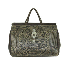 Load image into Gallery viewer, "Retro Romance" Western Leather Duffel Bag - Choose From 3 Colors!