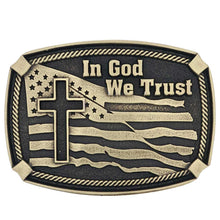 Load image into Gallery viewer, "In God We Trust" Belt Buckle