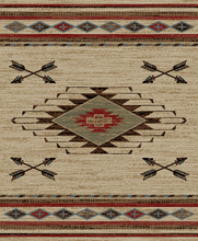 Load image into Gallery viewer, &quot;Arrowhead Antique&quot; Western Area Rug (4 Sizes Available)