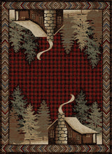 Load image into Gallery viewer, &quot;Lost Cove Red&quot; Western/Lodge Area Rug Collection - Available in 4 Sizes!