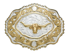Load image into Gallery viewer, &quot;Longhorn&quot; Crumrine Belt Buckle