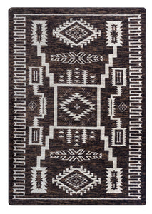 "Cloudburst - Chocolate" Area Rugs - Choose from 6 Sizes!