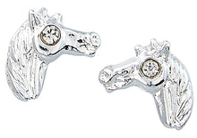 Load image into Gallery viewer, Horse Head Earrings with Cowboy Hat Gift Box