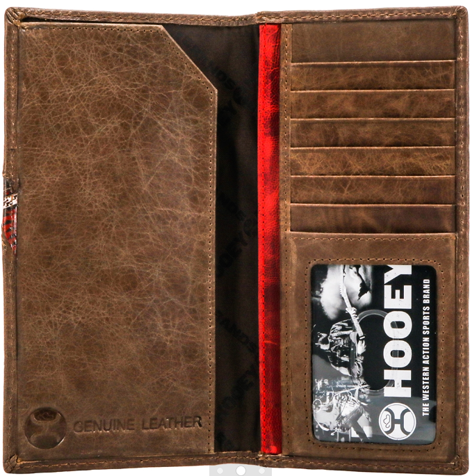 Hooey Original Nomad Laser Cut Hands-Up Logo Front Pocket Bifold Wallet -  Stockyard Style