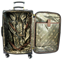 Load image into Gallery viewer, Sugar Skull 3-Piece Wheeled Luggage Set - Coffee