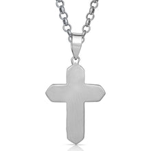 Load image into Gallery viewer, Two-Toned Cross Necklace