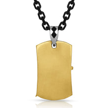 Load image into Gallery viewer, Western Cross Dog Tag Necklace