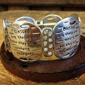 "Beatitudes" Western Bracelet