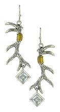 Load image into Gallery viewer, Sterling Lane Nature's Art Antler Earrings