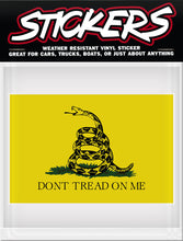 Load image into Gallery viewer, Don't Tread On Me Sticker (5-1/2" x 3-1/2")