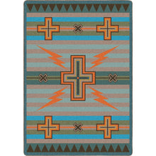 Load image into Gallery viewer, &quot;Tempest Turquoise&quot; Southwestern Area Rugs - Choose from 6 Sizes!