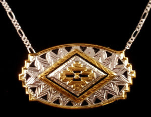 (AASNK30) Western Aztec Necklace