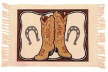 (EPHIMAT17) "Boots" Western Placemats