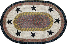 Load image into Gallery viewer, (EROP-099) Stars Oval Hand Painted Patch Rug