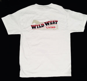 (EXC-WWL-WH) "Wild West Living" Adult T-Shirt