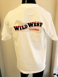 (EXC-WWL-WH) "Wild West Living" Adult T-Shirt