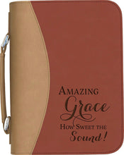 Load image into Gallery viewer, (PGD-BBX09) &quot;Amazing Grace, How Sweet the Sound&quot; Bible Cover