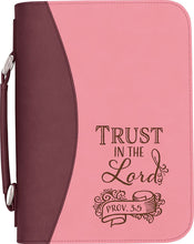 Load image into Gallery viewer, (PGD-BBX12) &quot;Trust in the Lord&quot; Bible Cover