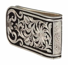 Load image into Gallery viewer, (MSMCL27) Western Leathercut Bitterroot Money Clip